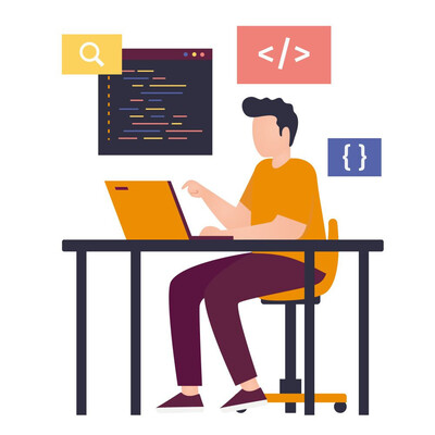 programmeur-illustratie